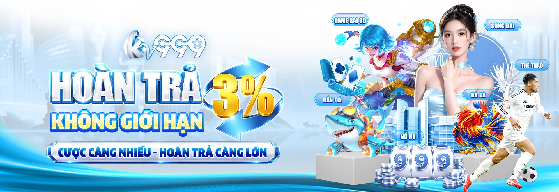 Banner dịch vụ mobile của KV999